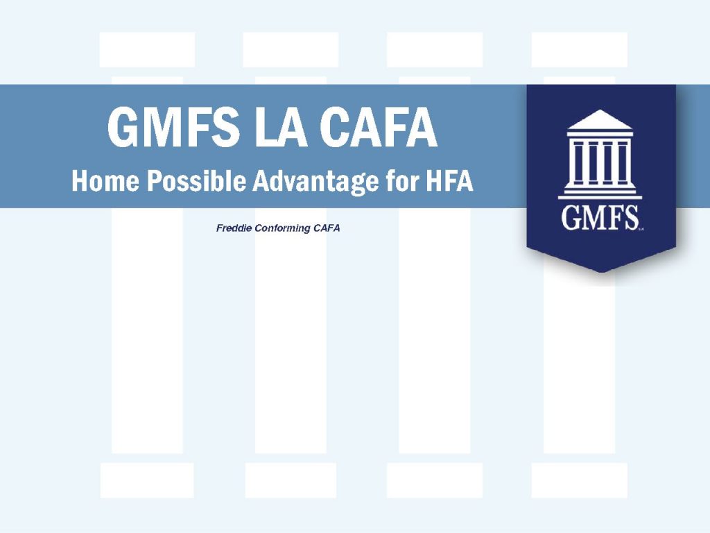 Home Possible Advantage for HFA