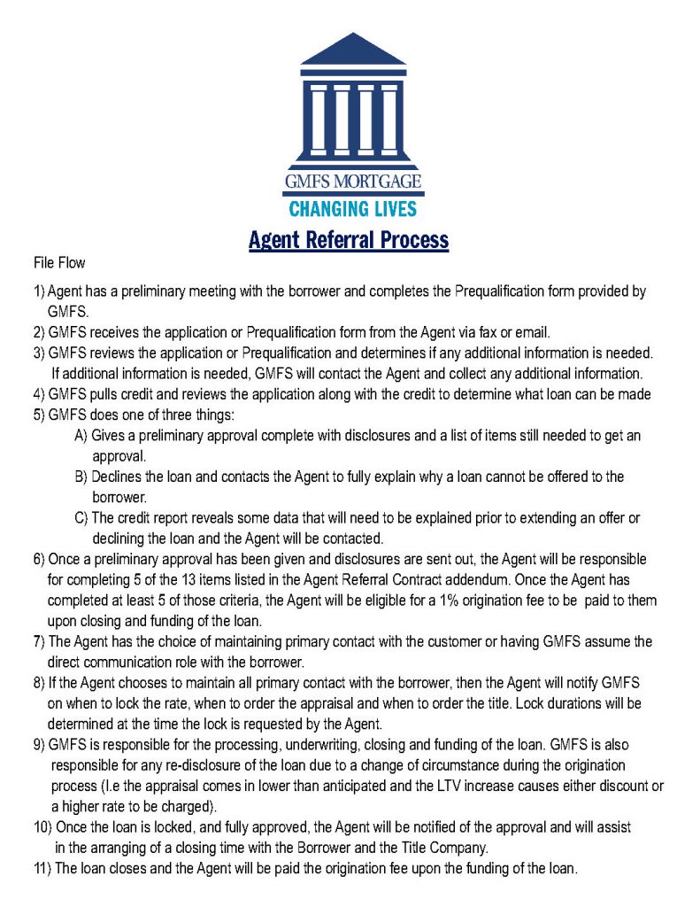 Agent Referral Process