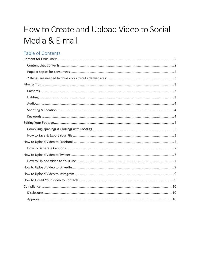 How to Create and Upload Video to Social Media